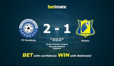 Nhận định, soi kèo FC Orenburg vs Rostov 08/03/2025
