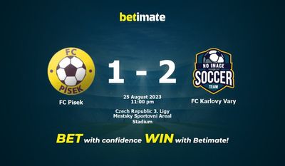 Nhận định, tỷ lệ, tip cá cược FC Pisek vs FC Karlovy Vary 25/08/2023