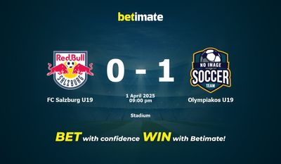 Soi kèo FC Salzburg U19 vs Olympiakos U19, tỷ lệ và tip cá cược 01/04/2025