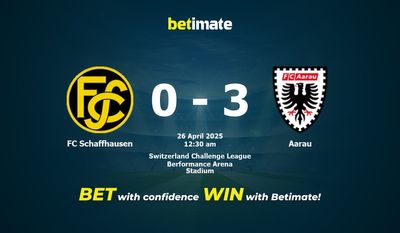 Soi kèo FC Schaffhausen vs Aarau, tỷ lệ và tip cá cược 25/04/2025