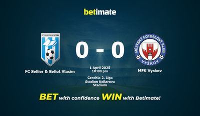 Soi kèo FC Sellier & Bellot Vlasim vs MFK Vyskov, tỷ lệ và tip cá cược 01/04/2025