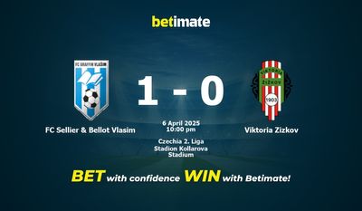 Soi kèo FC Sellier & Bellot Vlasim vs Viktoria Zizkov, tỷ lệ và tip cá cược 06/04/2025