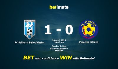 Soi kèo FC Sellier & Bellot Vlasim vs Vysocina Jihlava, Tỷ lệ & Mẹo cá cược 20/04/2025