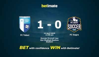 Dự đoán FC Telavi vs FC Gagra, tỷ lệ và tip cá cược 14/04/2025