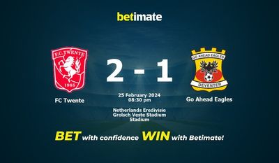 Soi kèo FC Twente vs Go Ahead Eagles, tỷ lệ và tip cá cược 25/02/2024