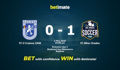 Soi kèo FC U Craiova 1948 vs FC Bihor Oradea, tỷ lệ & tip cá cược 02/05/2025