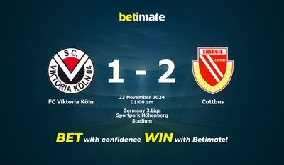 Dự đoán FC Viktoria Köln vs Cottbus, Tỷ lệ & Mẹo cá cược 22/11/2024