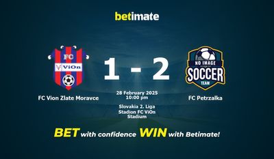 Nhận định, soi kèo FC Vion Zlate Moravce vs FC Petrzalka 28/02/2025