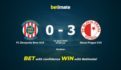 Nhận định dự đoán kết quả FC Zbrojovka Brno U19 vs Slavia Praha U19 ngày 12/04/2025