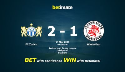 Dự đoán FC Zurich vs Winterthur, Tỷ lệ cược & Mẹo cá cược 05/13/2025