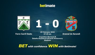 Dự đoán Ferro Carril Oeste vs Arsenal de Sarandi, tỷ lệ và tip cá cược 25/02/2024
