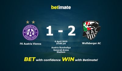 Dự đoán, Tỷ lệ cược & Mẹo cá cược FK Austria Vienna vs Wolfsberger AC 04/06/2025