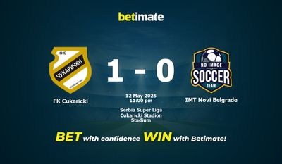 Dự đoán, Tỷ lệ cược & Mẹo cá cược FK Cukaricki vs IMT Novi Belgrade 05/12/2025