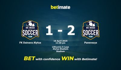 Dự đoán FK Dainava Alytus vs Panevezys, tỷ lệ và mẹo cá cược 16/04/2025