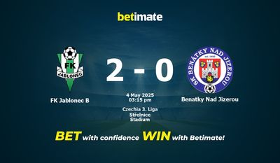 Soi kèo FK Jablonec B vs Benatky Nad Jizerou, tỷ lệ và tip cá cược 04/05/2025