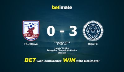 Dự đoán FK Jelgava vs Riga FC, Tỷ lệ cược & Mẹo cá cược 03/15/2025