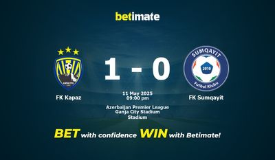 Dự đoán FK Kapaz vs FK Sumqayit, Tỷ lệ cược & Mẹo cá cược 05/11/2025