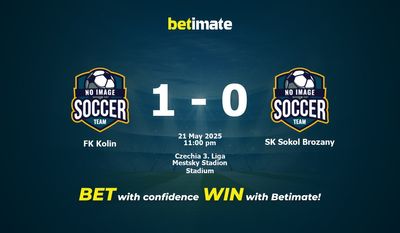 Soi kèo FK Kolin vs SK Sokol Brozany, tỷ lệ và tip cá cược 21/05/2025