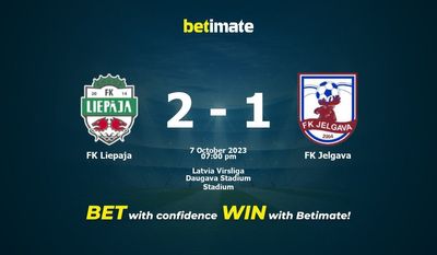 Soi kèo FK Liepaja vs FK Jelgava, tỷ lệ và tip cá cược 07/10/2023