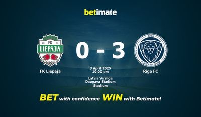 Dự đoán FK Liepaja vs Riga FC, Tỷ lệ cược & Mẹo cá cược 04/03/2025