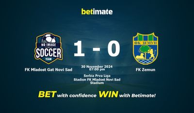 Dự đoán FK Mladost Gat Novi Sad vs FK Zemun, Tỷ lệ & Mẹo cá cược 30/11/2024