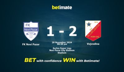 Soi kèo FK Novi Pazar vs Vojvodina, Tỷ lệ & Mẹo cá cược 29/11/2024