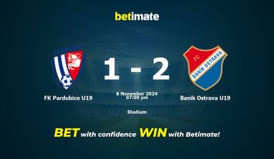 Dự đoán, Tỷ lệ cược và Mẹo cá cược FK Pardubice U19 vs Banik Ostrava U19 11/06/2024