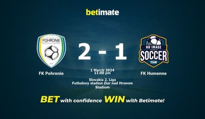 Dự đoán FK Pohronie vs FK Humenne, tỷ lệ cá cược 01/03/2024