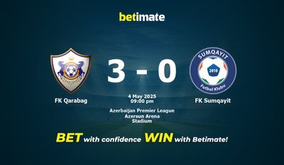 Dự đoán FK Qarabag vs FK Sumqayit, Tỷ lệ cược & Mẹo cá cược 05/04/2025
