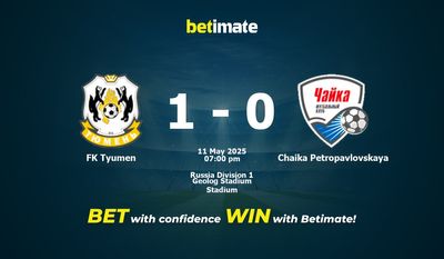 Dự đoán FK Tyumen vs Chaika Petropavlovskaya, Tỷ lệ cược & Mẹo cá cược 05/11/2025