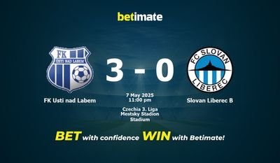 Soi kèo FK Usti nad Labem vs Slovan Liberec B, tỷ lệ và tip cá cược 07/05/2025