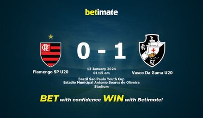 Dự đoán, tỷ lệ và tip cá cược Flamengo SP U20 vs Vasco Da Gama U20 01/11/2024