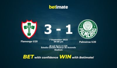 Soi kèo, tỷ lệ & tip cá cược Flamengo U20 vs Palmeiras U20 09/07/2023