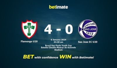 Dự đoán Flamengo U20 vs Sao Jose EC U20, tỷ lệ và tip cá cược 05/01/2024
