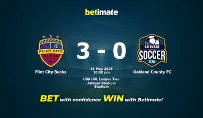 Dự đoán, Tỷ lệ cược & Mẹo cá cược Flint City Bucks vs Oakland County FC 21/05/2025