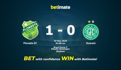 Dự đoán Floresta EC vs Guarani, Tỷ lệ cược & Mẹo cá cược 05/17/2025