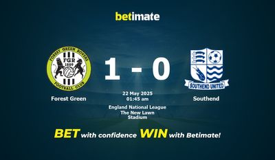 Dự đoán Forest Green vs Southend, Tỷ lệ cược & Mẹo cá cược 21/05/2025
