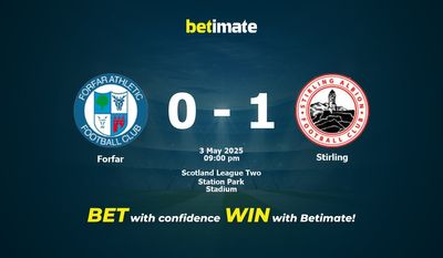 Dự đoán Forfar vs Stirling, Tỷ lệ cược & Mẹo cá cược 05/03/2025