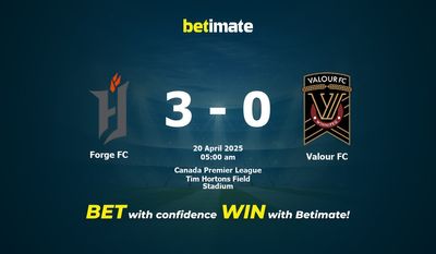 Dự đoán, tỷ lệ cược và mẹo cá cược Forge FC vs Valour FC 19/04/2025