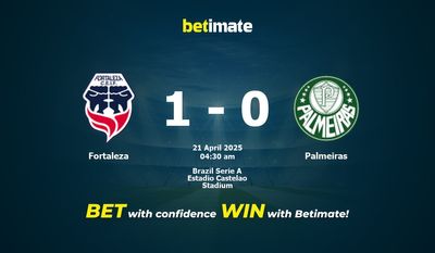 Dự đoán Fortaleza vs Palmeiras, tỷ lệ và tip cá cược 20/04/2025