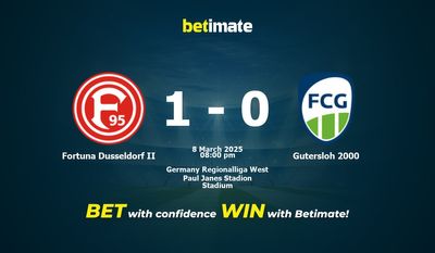 Dự đoán Fortuna Dusseldorf II vs Gutersloh 2000, Tỷ lệ cược & Mẹo cá cược 03/08/2025