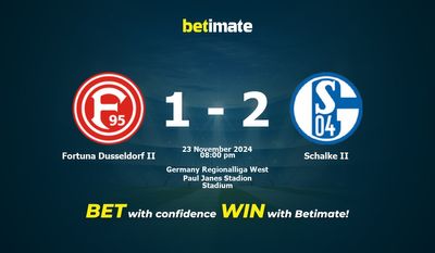 Dự đoán Fortuna Dusseldorf II vs Schalke II, Tỷ lệ cược & Mẹo cá cược 23/11/2024