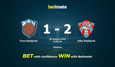 Dự đoán Fram Reykjavik vs Valur Reykjavik, tỷ lệ và mẹo cá cược 25/01/2024