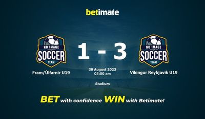 Dự đoán Fram/Úlfarnir U19 vs Vikingur Reykjavik U19, tỷ lệ và tip cá cược 29/08/2023