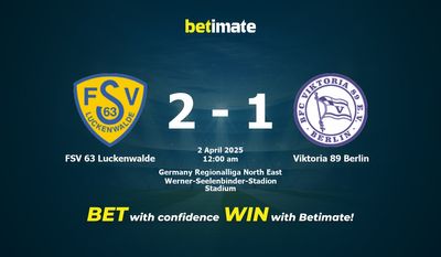 Dự đoán, Tỷ lệ cược & Mẹo cá cược FSV 63 Luckenwalde vs Viktoria 89 Berlin 04/01/2025