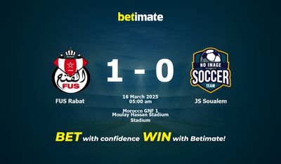 Dự đoán, Tỷ lệ cược và Mẹo cá cược FUS Rabat vs JS Soualem 03/15/2025