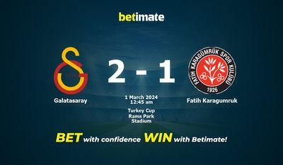 Dự đoán Galatasaray vs Fatih Karagumruk, tỷ lệ và tip cá cược 29/02/2024
