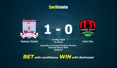 Dự đoán, Tỷ lệ cược & Mẹo cá cược Galway United vs Cork City 23/05/2025