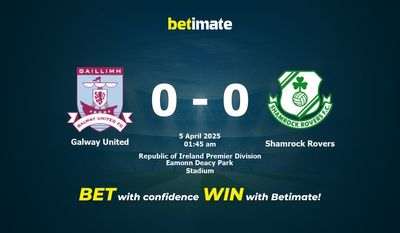 Dự đoán, Tỷ lệ cược & Mẹo cá cược Galway United vs Shamrock Rovers 04/04/2025