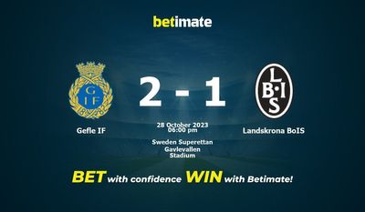 Dự đoán Gefle IF vs Landskrona BoIS, tỷ lệ và mẹo cá cược 28/10/2023